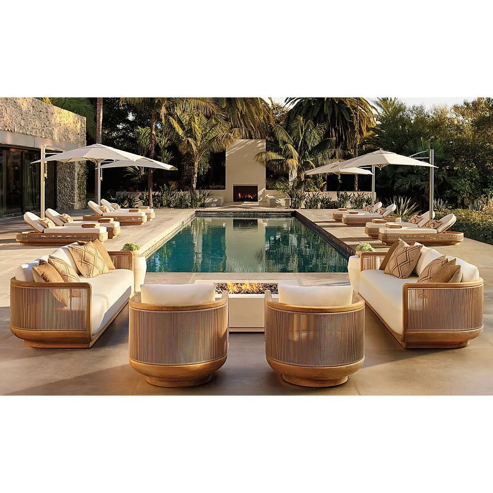 Brera Teak Adjustable Chaise (1)