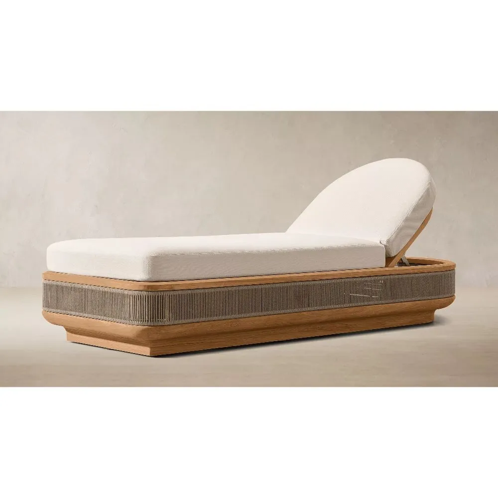 Brera Teak Adjustable Chaise (2)