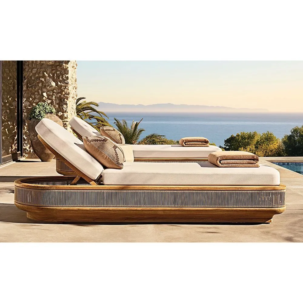 Brera Teak Adjustable Chaise (6)