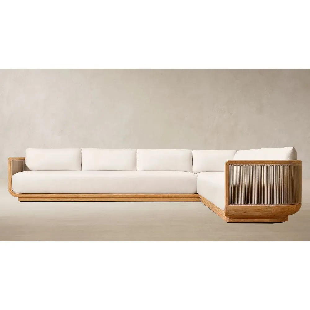 Brera Teak L-Sectional (3)