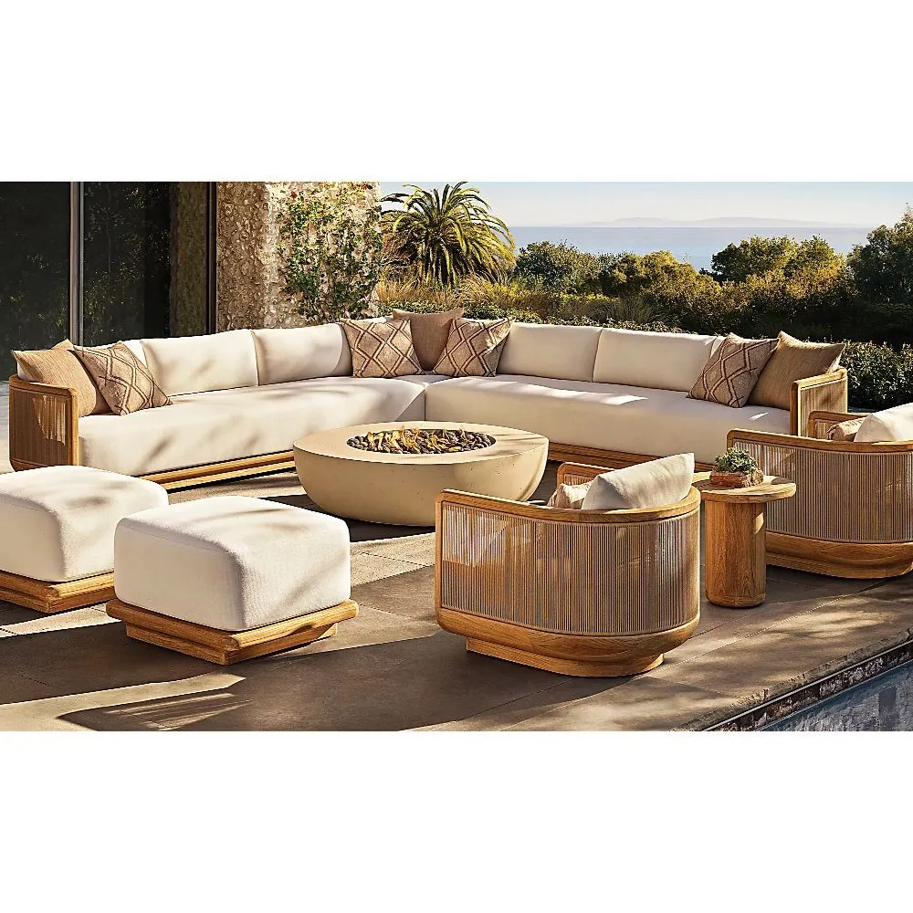 Brera Teak L-Sectional (4)