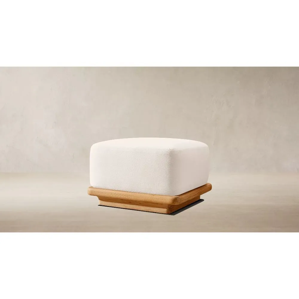 Brera Teak Ottoman (1)