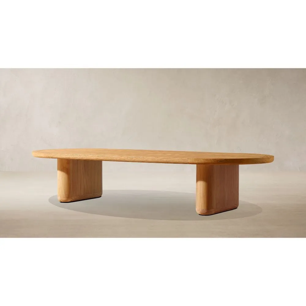 Brera Teak Rectangular Coffee Table (2)