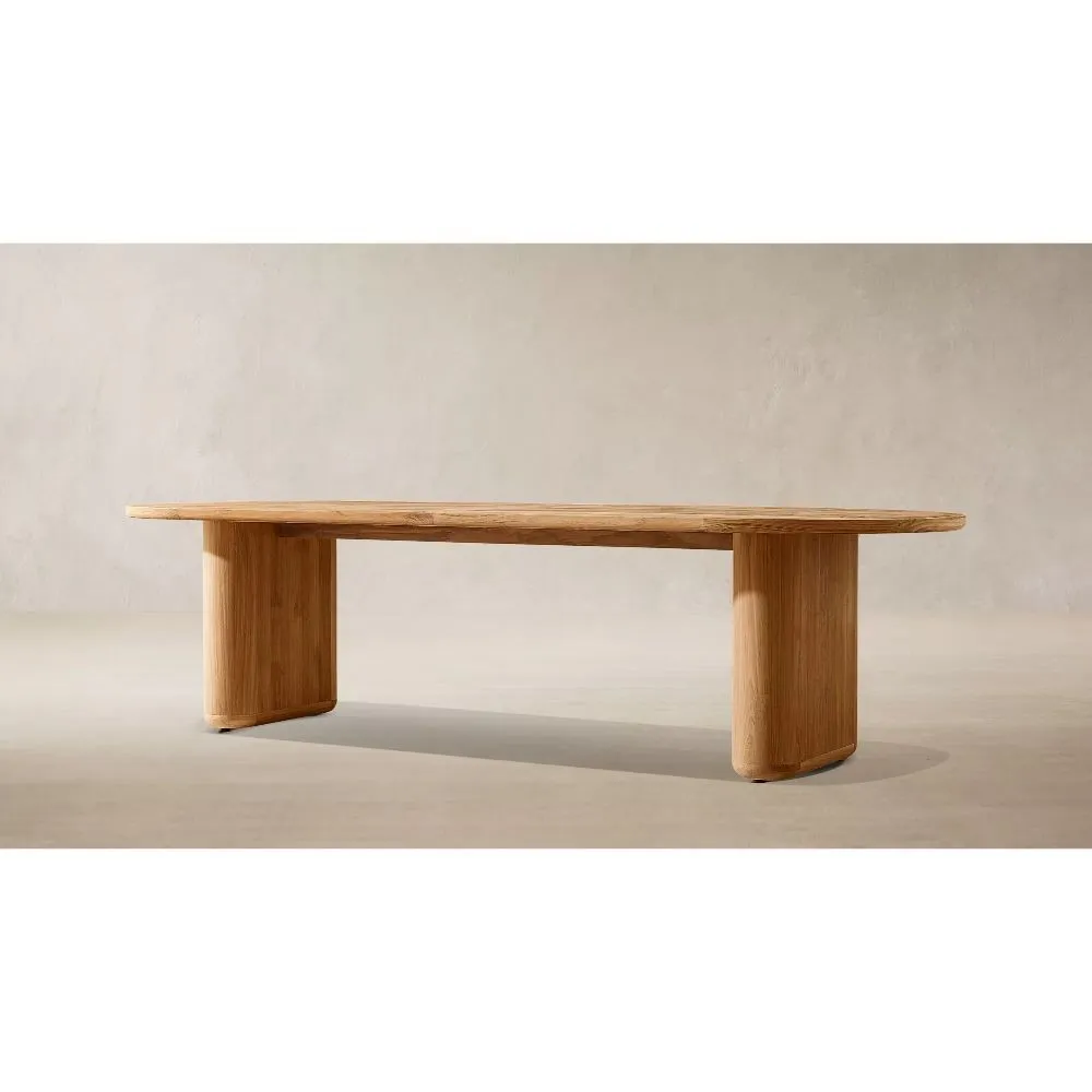 Brera Teak Rectangular Dining Table (1)