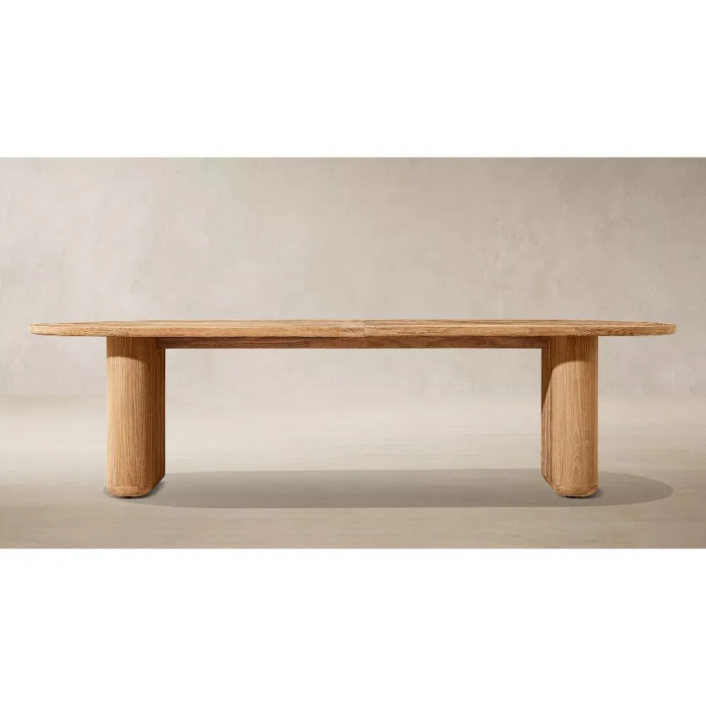 Brera Teak Rectangular Dining Table (2)