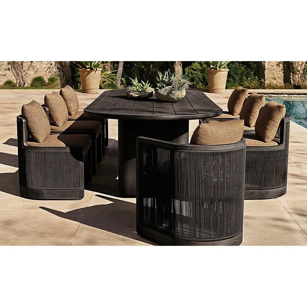Brera Teak Rectangular Dining Table (5)