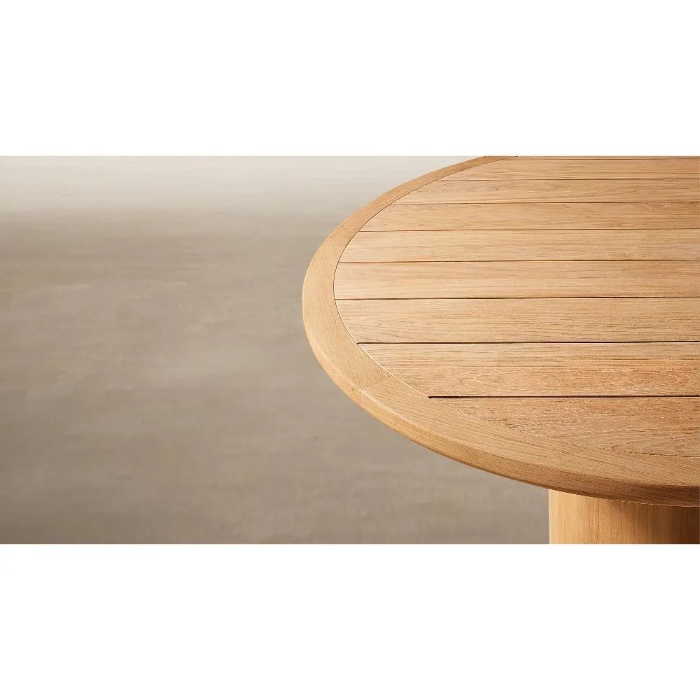 Brera Teak Round Dining Table (2)