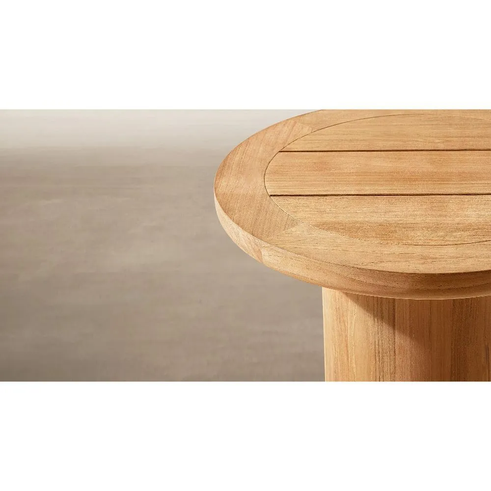 Brera Teak Round Side Table (2)