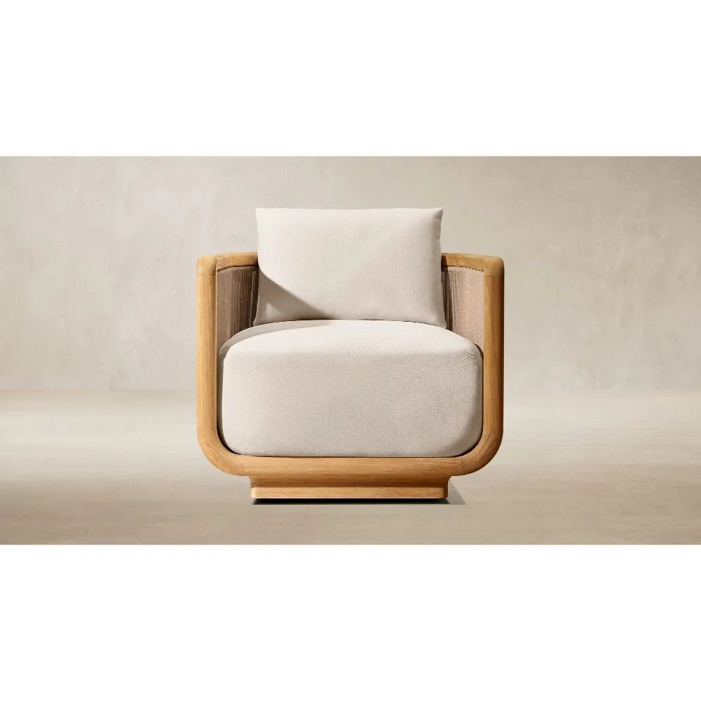 Brera Teak Swivel Lounge Chair (1)