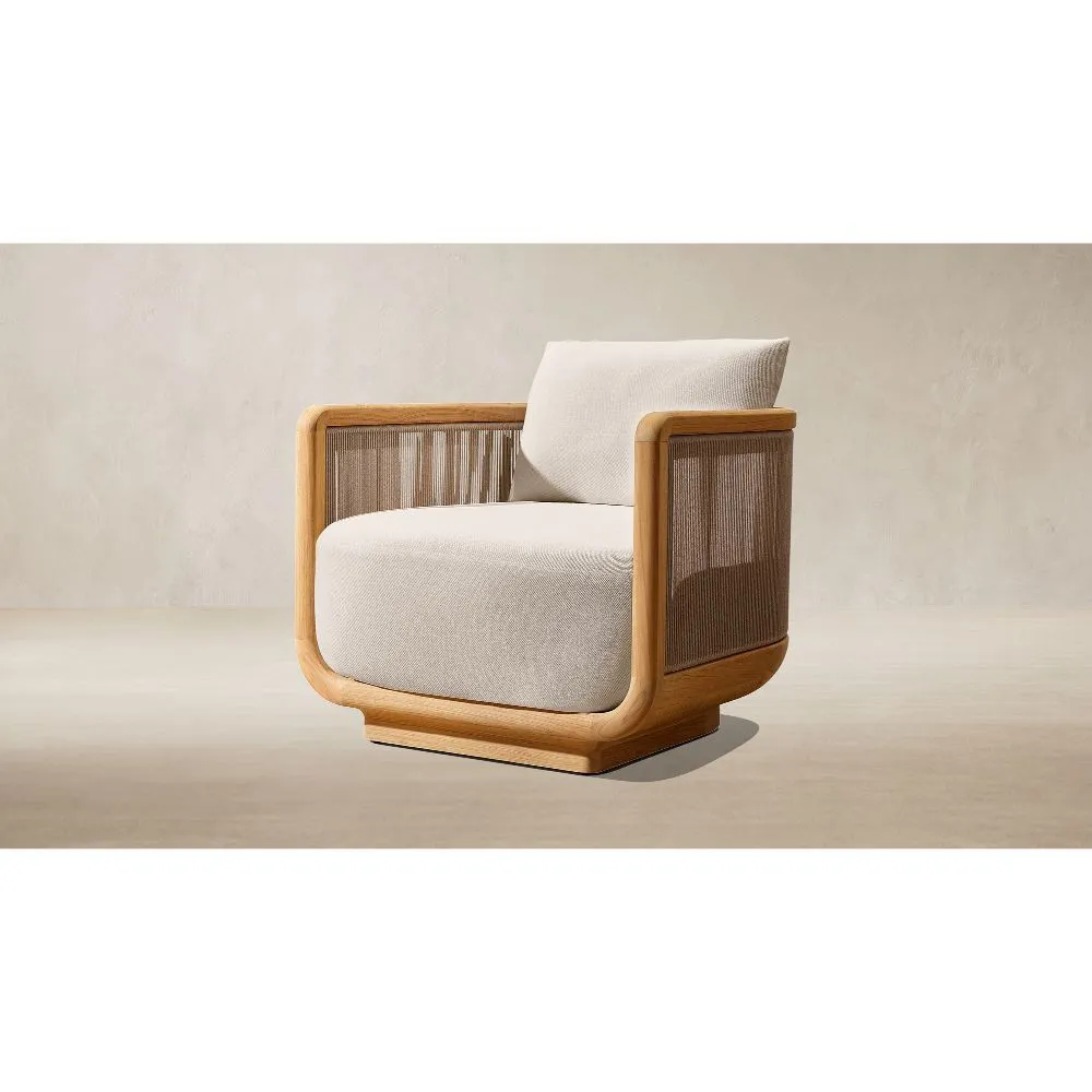 Brera Teak Swivel Lounge Chair (5)