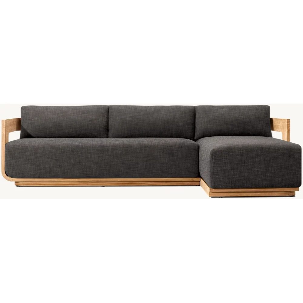 Sedona Teak Customizable Sectional (1)