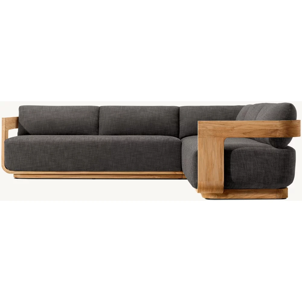 Sedona Teak Customizable Sectional (2)