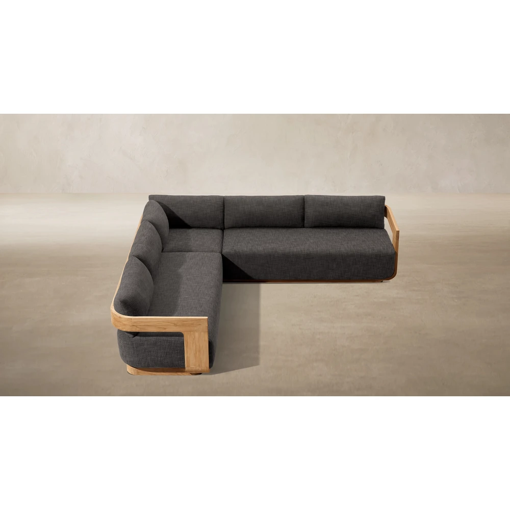 Sedona Teak Left-Arm L-Sectional (3)