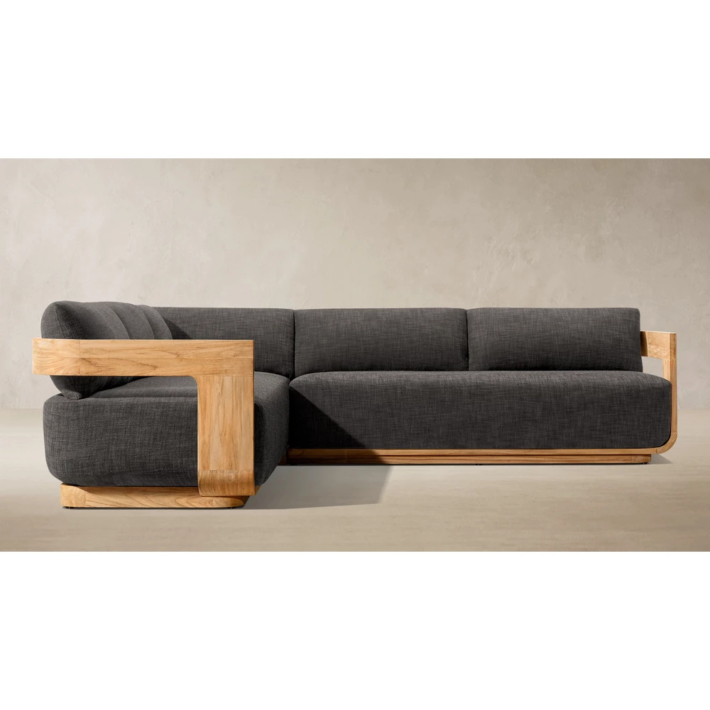 Sedona Teak Left-Arm L-Sectional (4)
