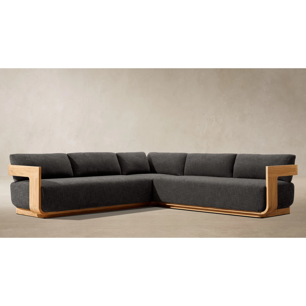 Sedona Teak Left-Arm L-Sectional (5)