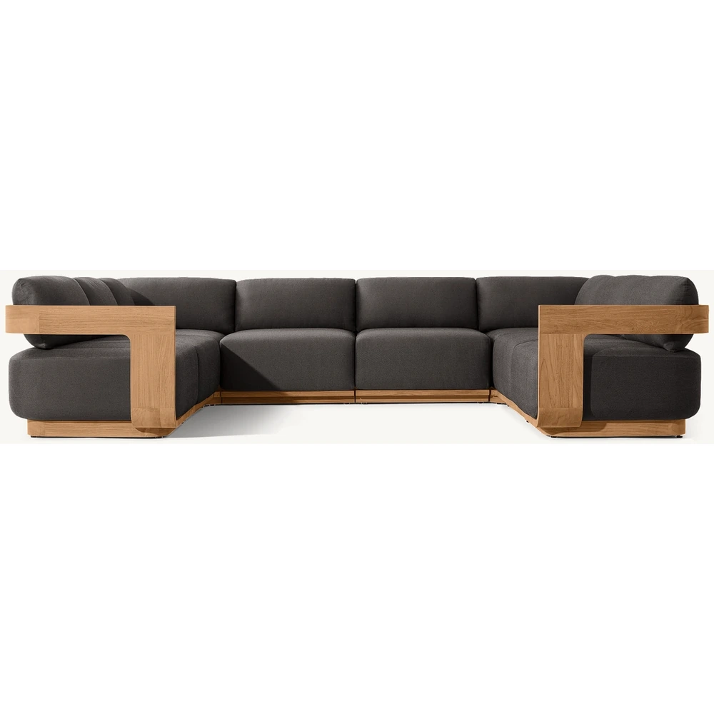 Sedona Teak Modular Customizable Sectional