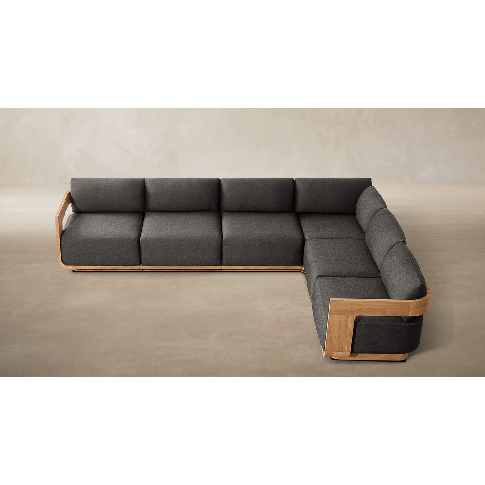 Sedona Teak Modular L Sectional (1)