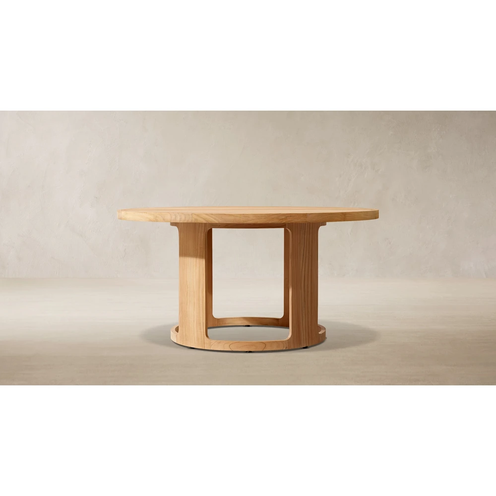Sedona Teak Round Dining Table (2)