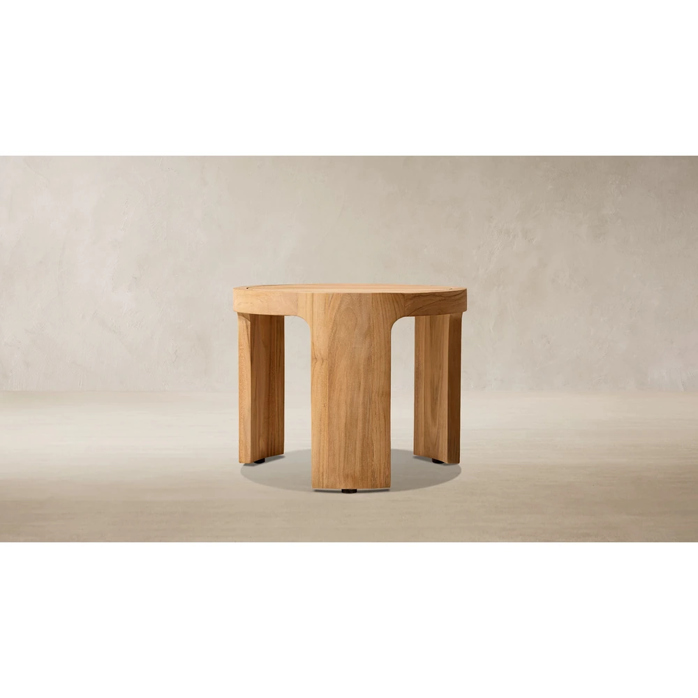 Sedona Teak Round Side Table (1)