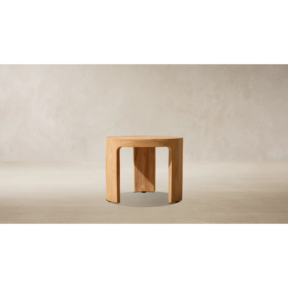 Sedona Teak Round Side Table (2)