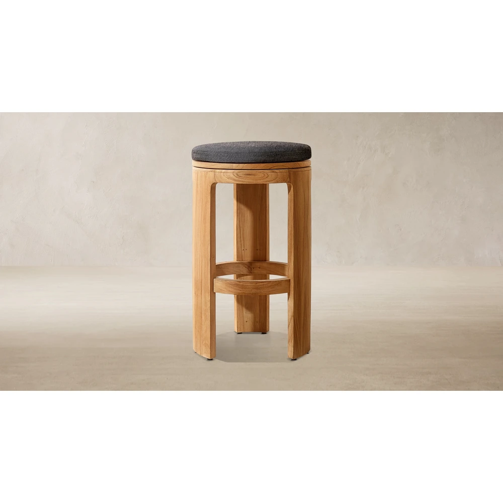 Sedona Teak Swivel Bar & Counter Stool (1)