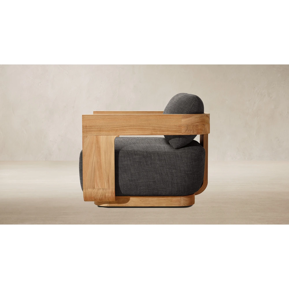 Sedona Teak Swivel Lounge Chair (4)