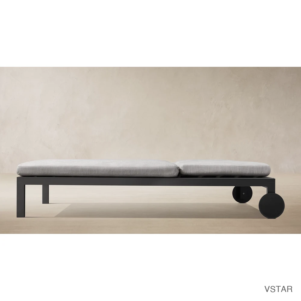 Aegean Aluminum Adjustable Double Chaise-04
