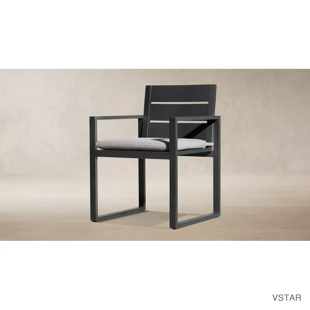 Aegean Aluminum Dining Armchair-01