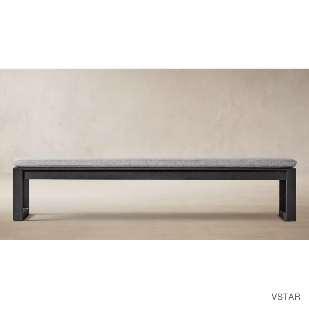 Aegean Aluminum Dining Bench-01