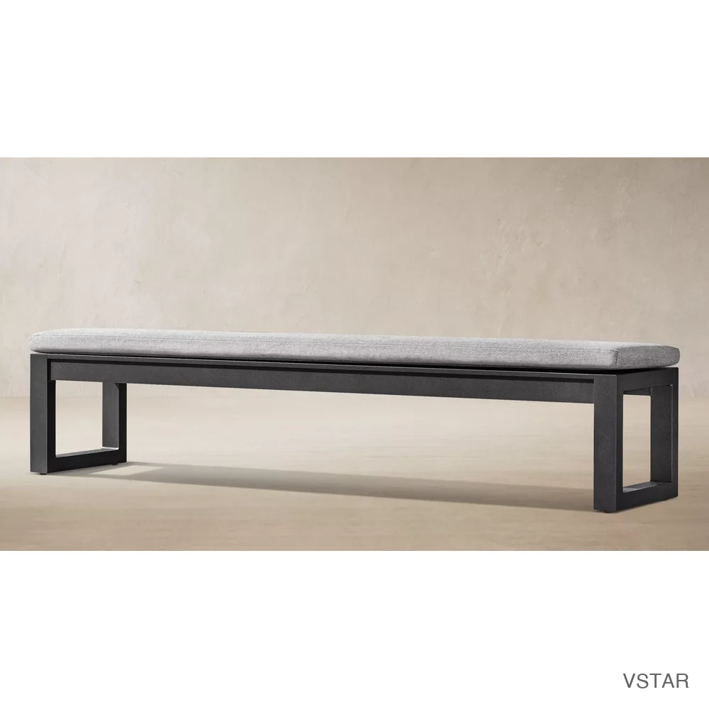 Aegean Aluminum Dining Bench-02