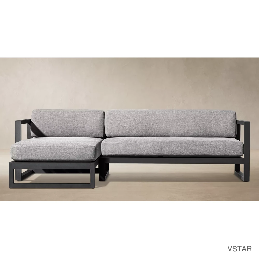 Aegean Aluminum Left-Arm Chaise Sectional-01