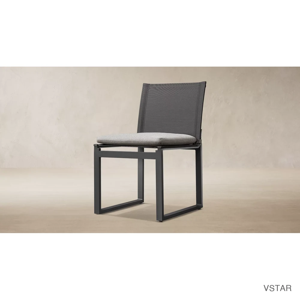 Aegean Aluminum & Mesh Dining Side Chair-04