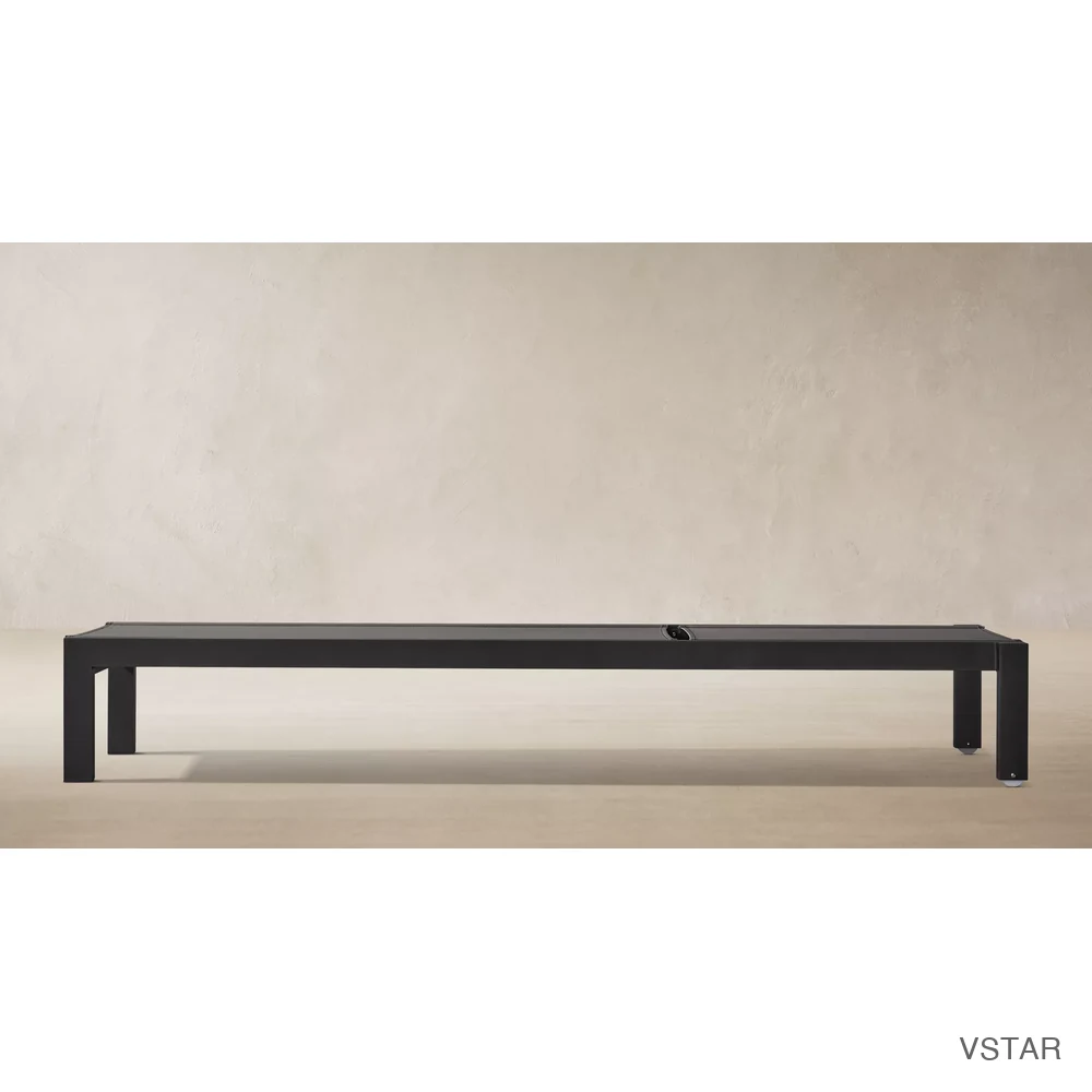Aegean Aluminum & Mesh Stacking Adjustable Chaise-03