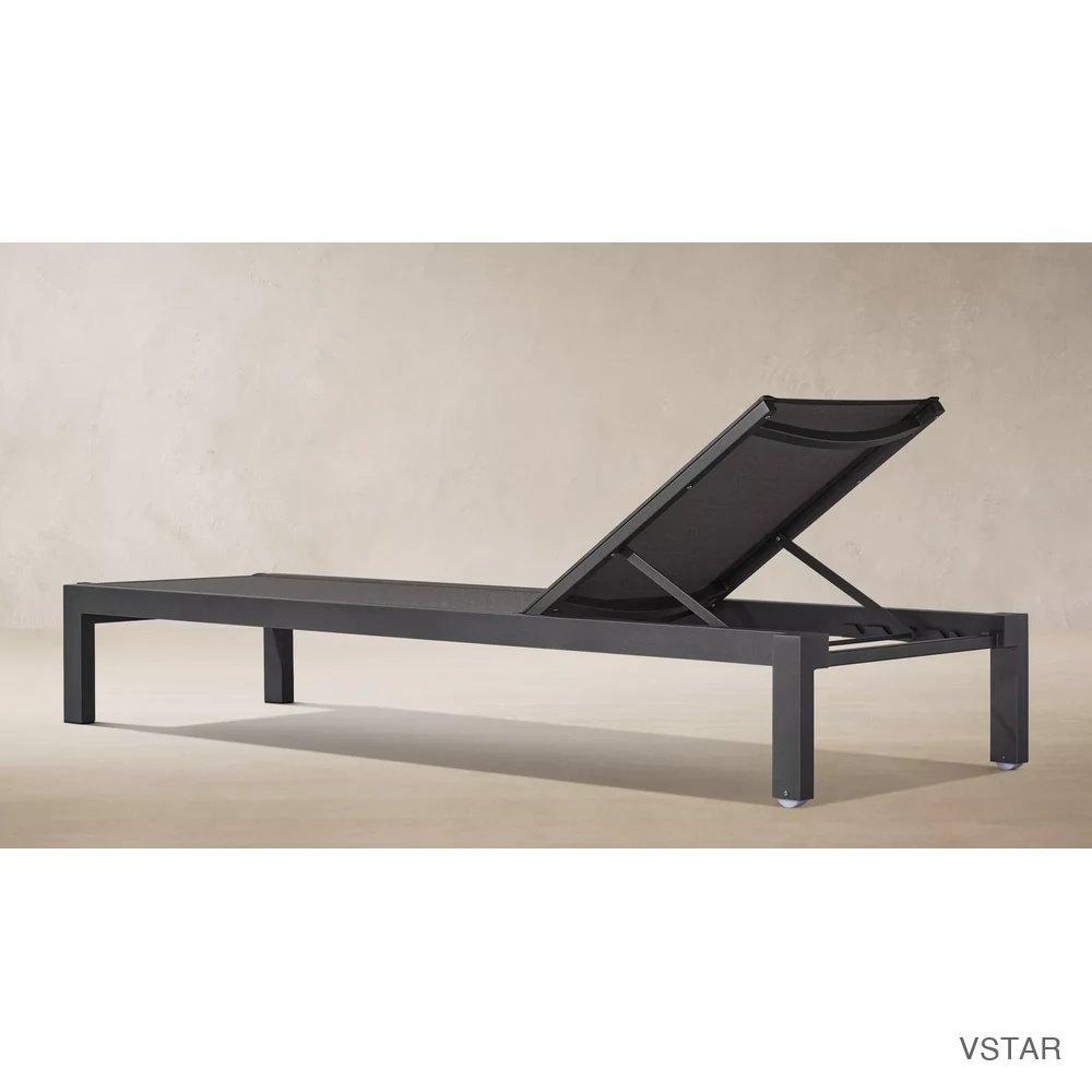 Aegean Aluminum & Mesh Stacking Adjustable Chaise-04
