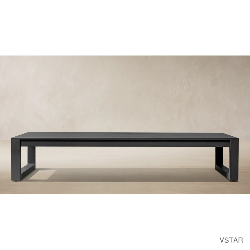 Aegean Aluminum Rectangular Coffee Table-01