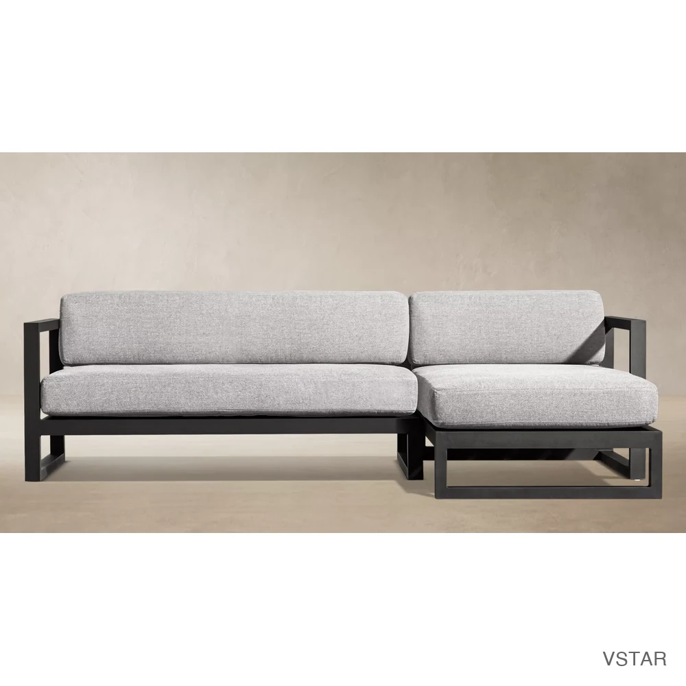 Aegean Aluminum Right-Arm Chaise Sectional-01