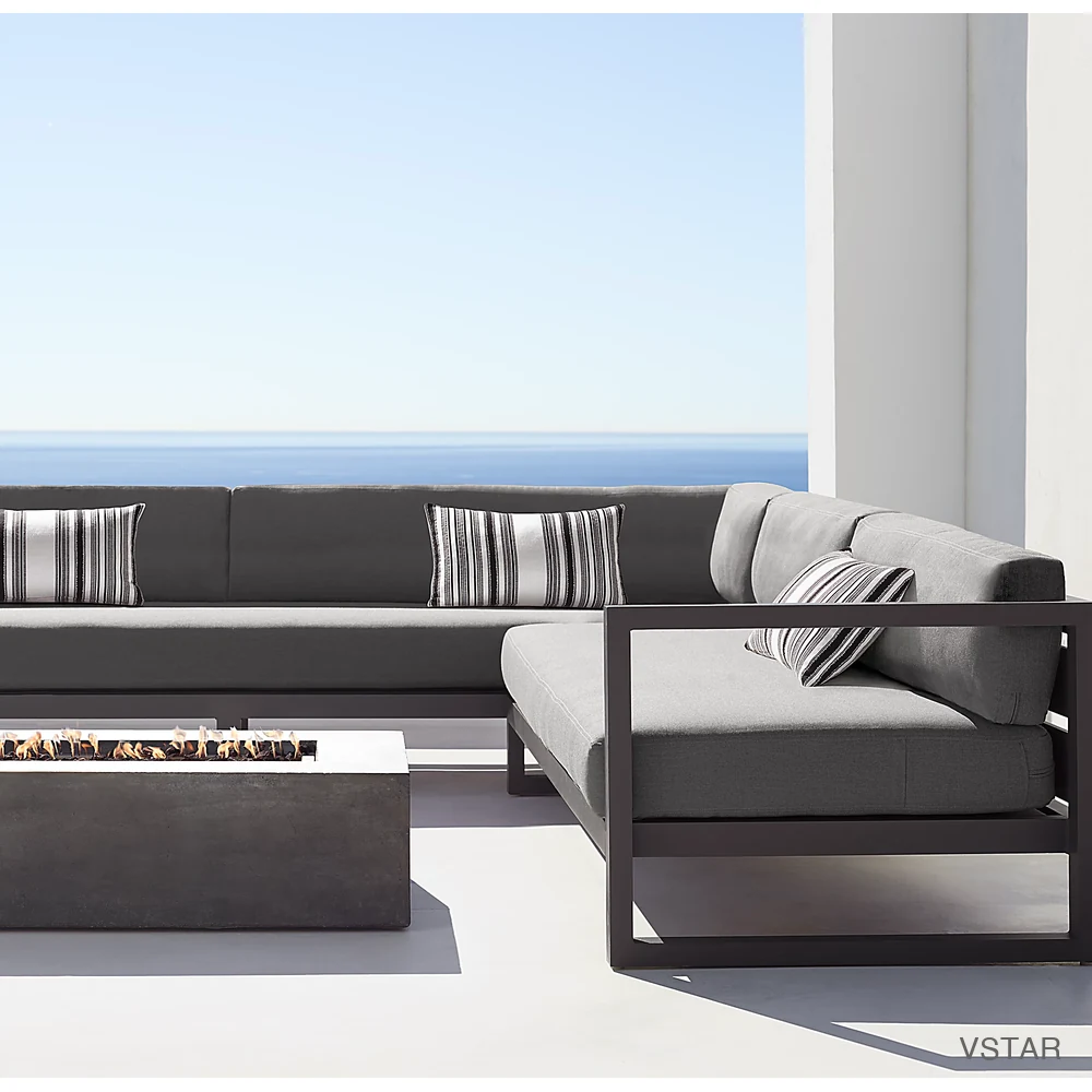 Aegean Aluminum Right-Arm Chaise Sectional-02