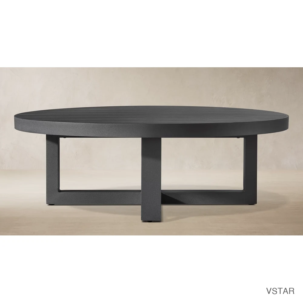 Aegean Aluminum Round Coffee Table-01