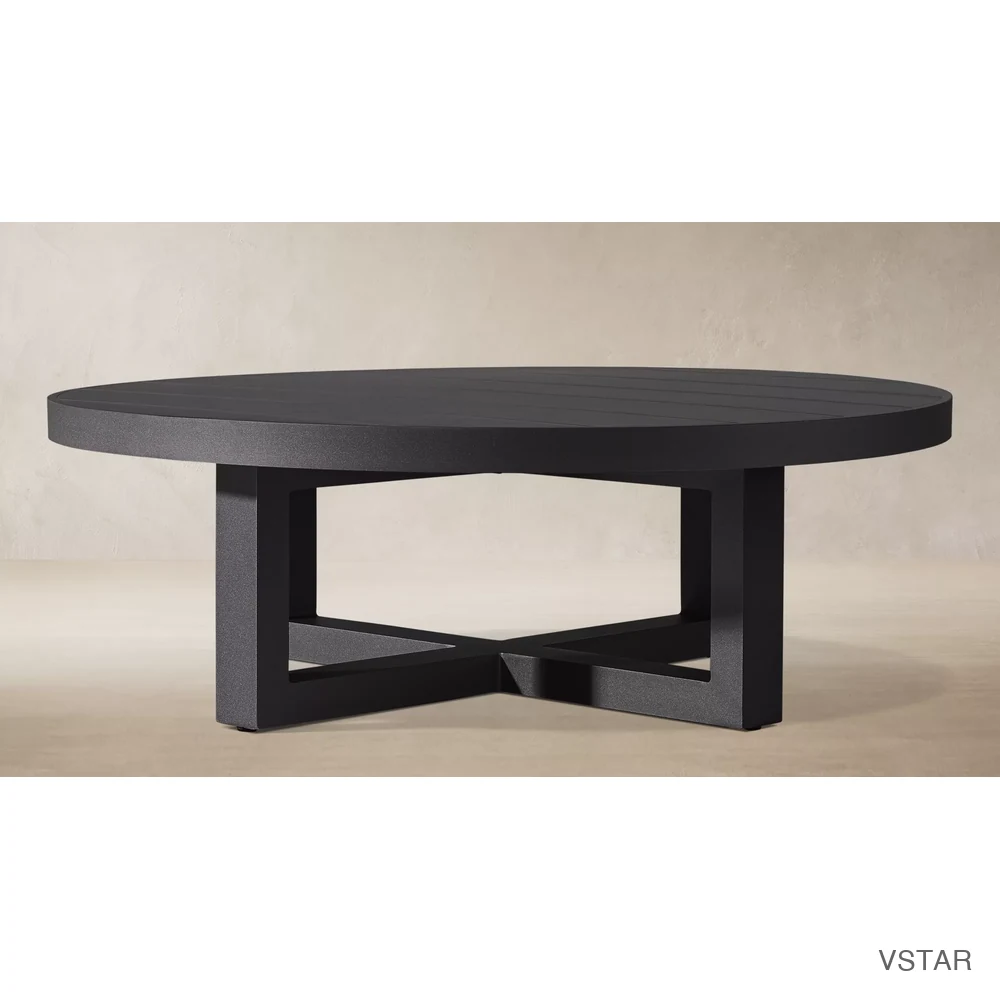 Aegean Aluminum Round Coffee Table-03