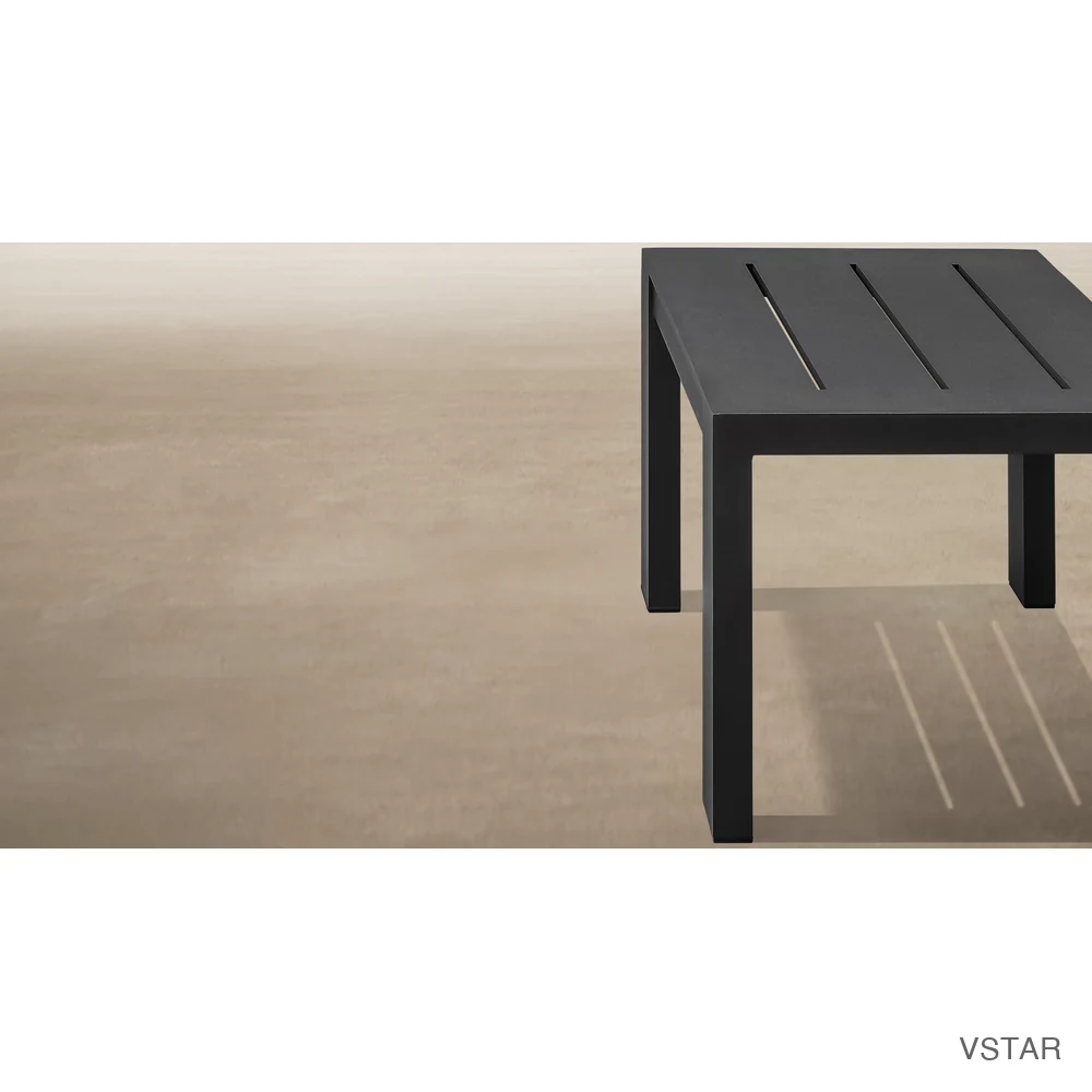Aegean Aluminum Square Side Table-02