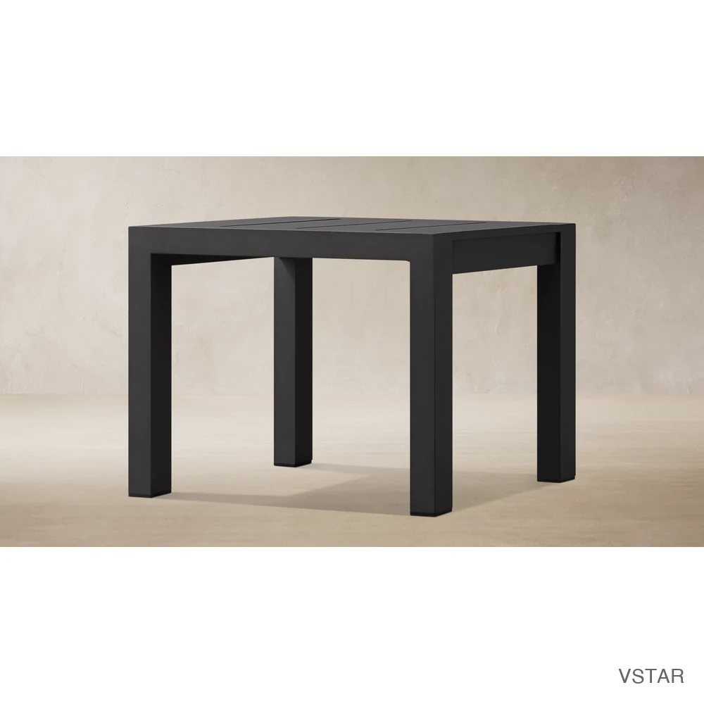 Aegean Aluminum Square Side Table-03