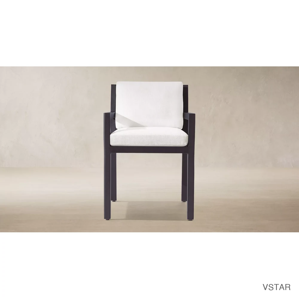 Maya Aluminum Dining Armchair-02