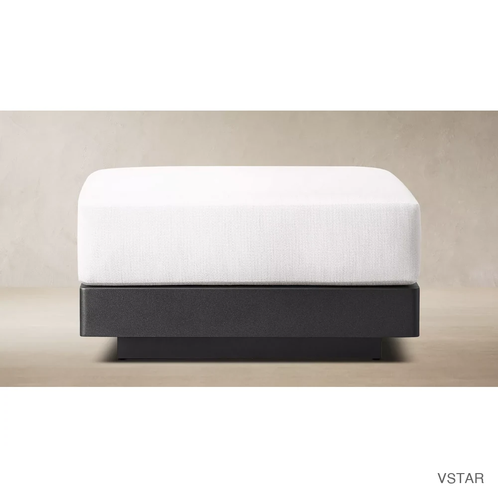 Maya Aluminum Ottoman-01