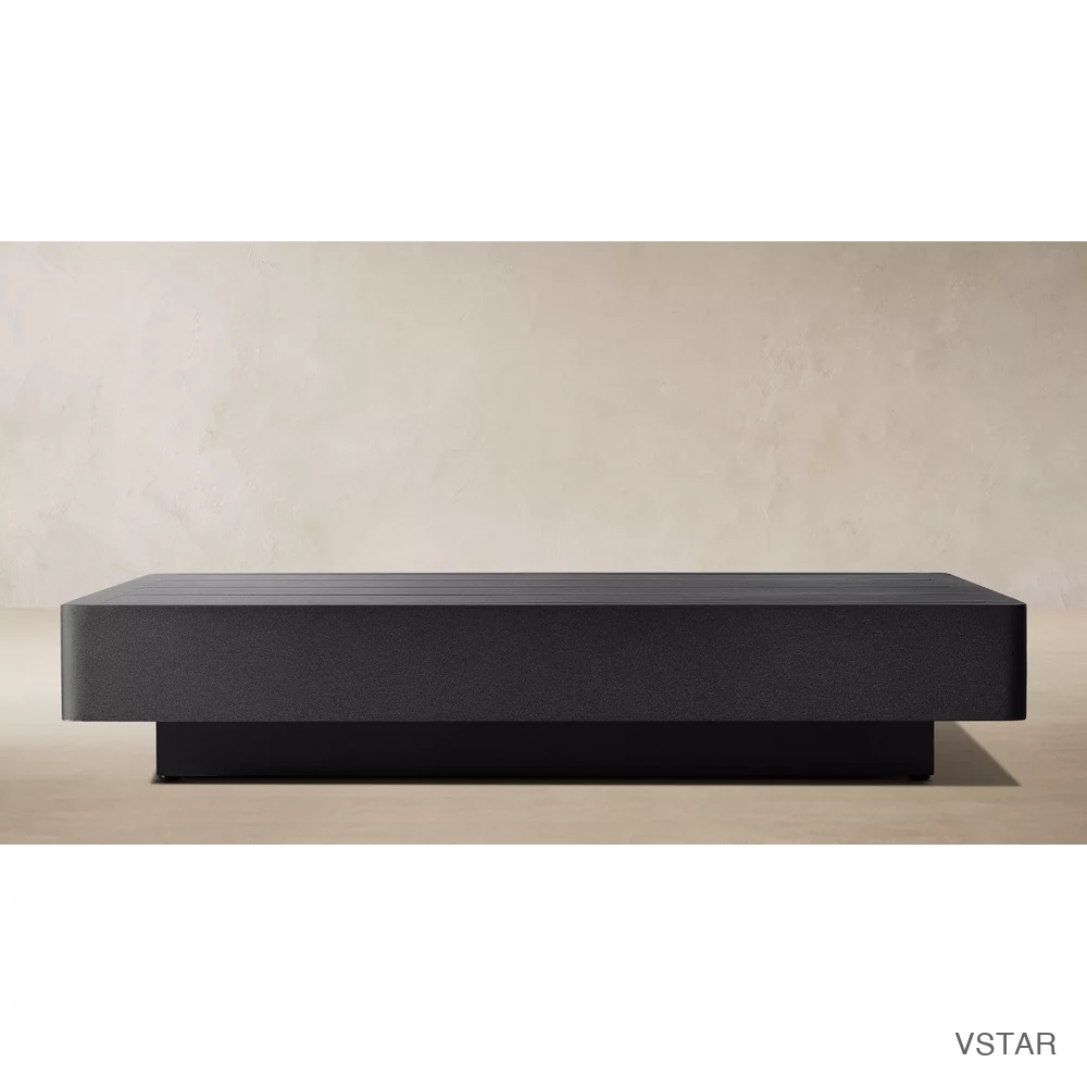 Maya Aluminum Rectangular Side Table-01