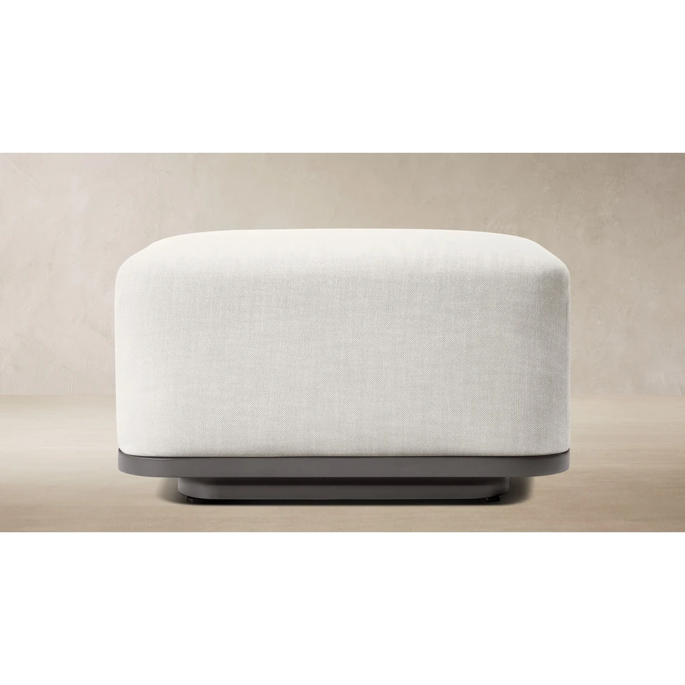 Sedona Aluminum Ottoman (1)