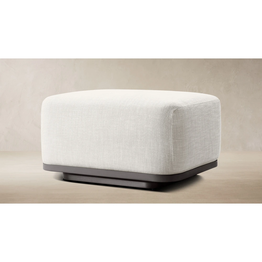 Sedona Aluminum Ottoman (2)