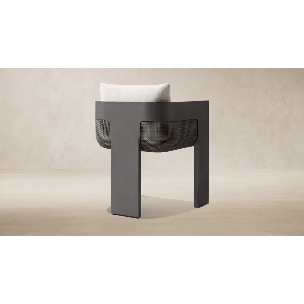 Sedona Cane Aluminum Dining Armchair (3)