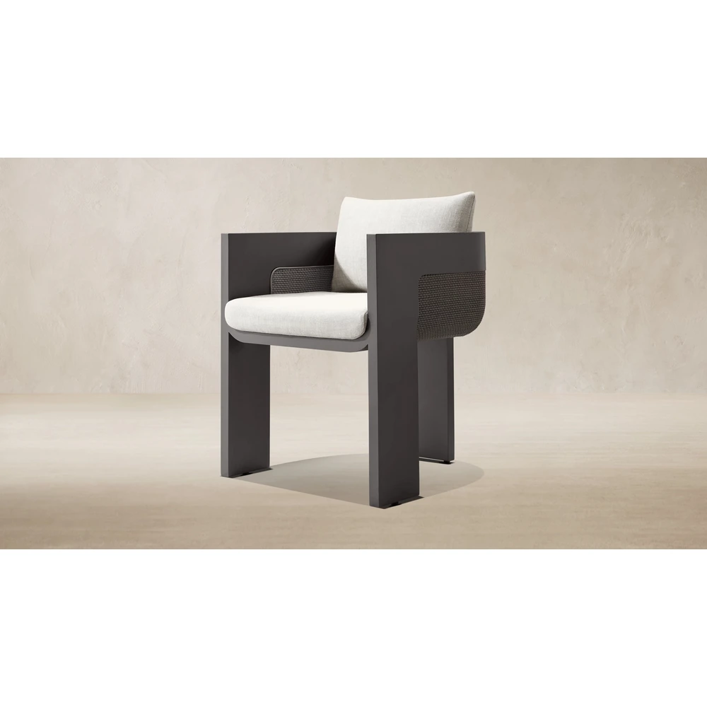 Sedona Cane Aluminum Dining Armchair (5)