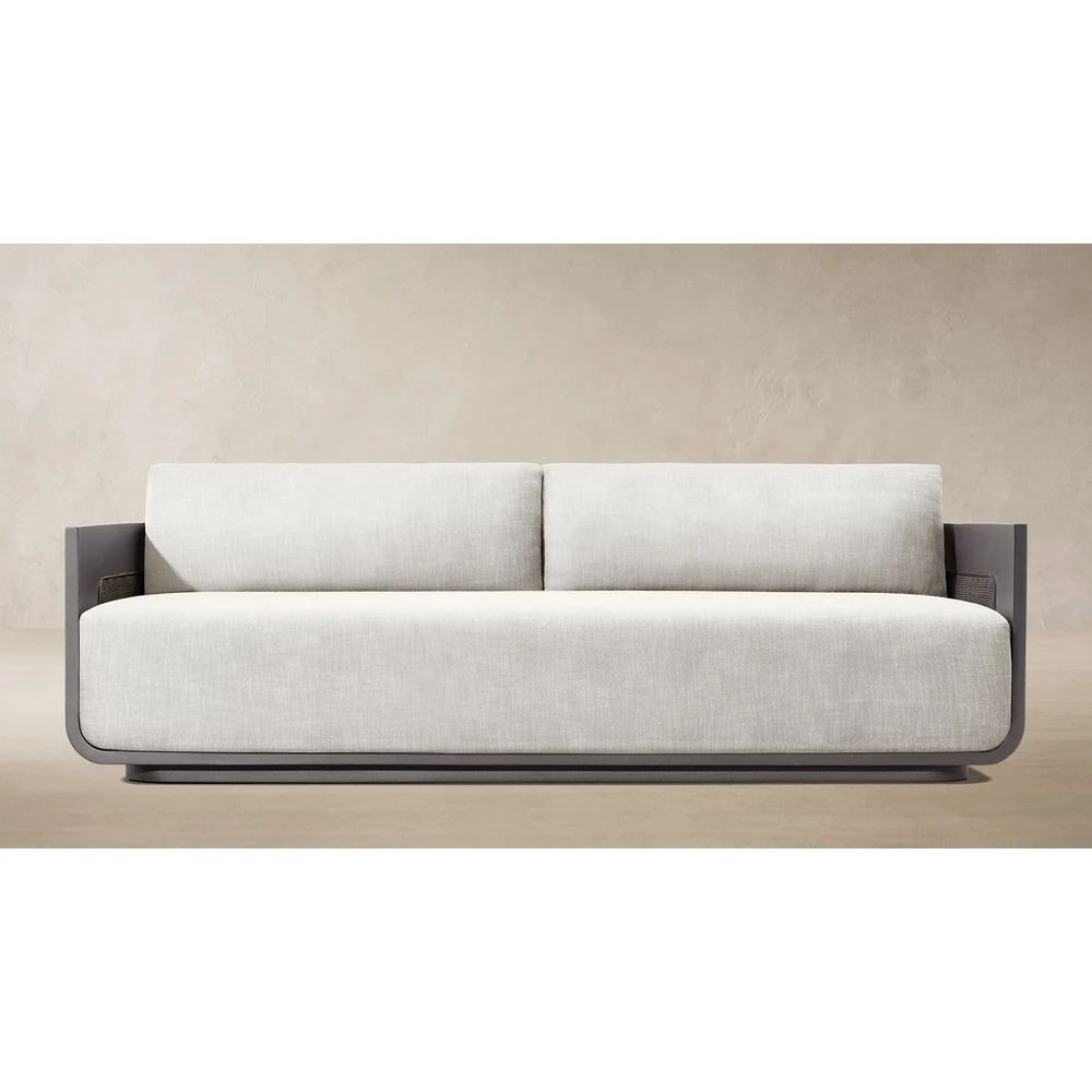 Sedona Cane Aluminum Sofa (2)