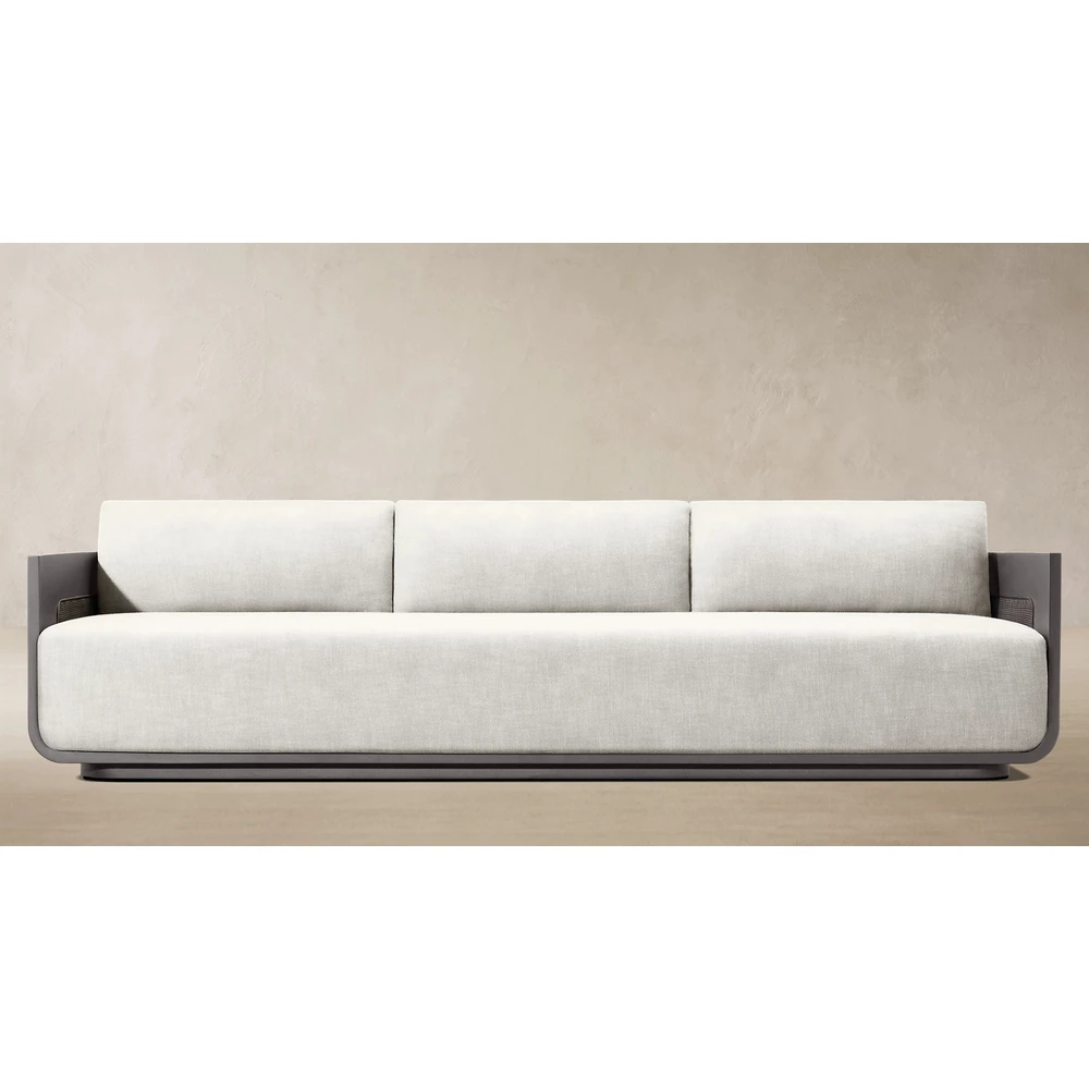 Sedona Cane Aluminum Sofa (3)